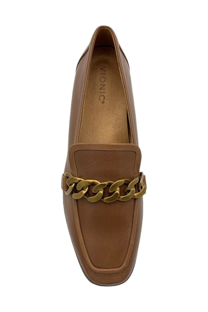 Vionic Women's Leather Chain Loafers Mizelle Monks Robe | eBay
