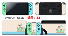 Vinyl Decal Skin Sticker Protector for Nintendo Switch OLED Animal Crossing 33