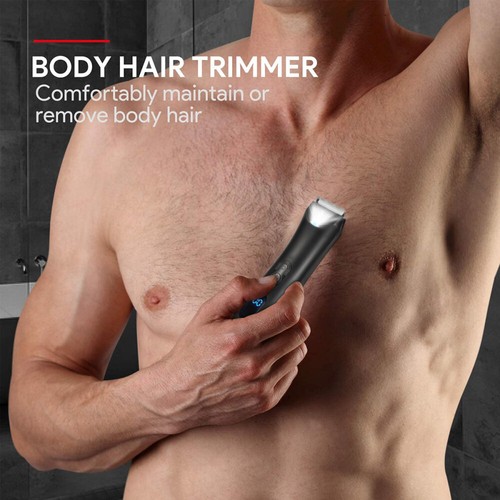 Elektrischer Intimrasierer Männer Nass-Trocken Schamhaartrimmer Trimmer LED DE - Bild 5 von 17