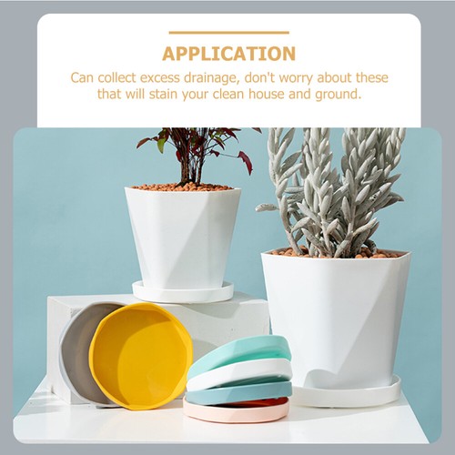 4 Pcs Plant Pot Tray 14 Inch Pots Plants Indoor Plant Saucer Plant Trays Pots - 第 4/12 張圖片