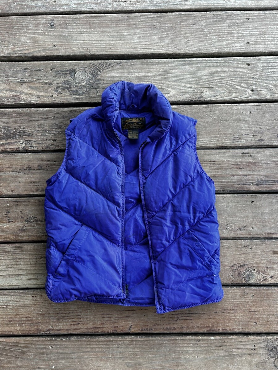 Vintage Eddie Bauer WPL 9647 Full Zip Puffer Vest Women's Small