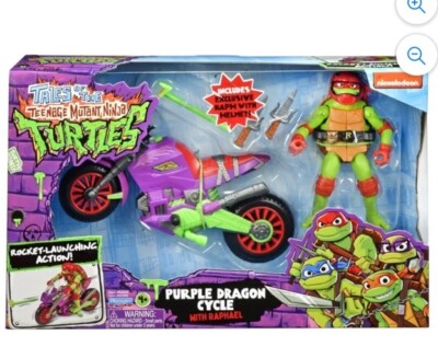 Ninja Turtles Purple Dragon Cycle With Raphael