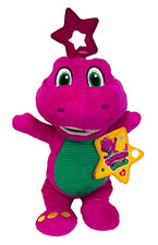 NWT Fisher-Price Mattel Barney's World - BARNEY 6.5" Inch Dinosaur Plush