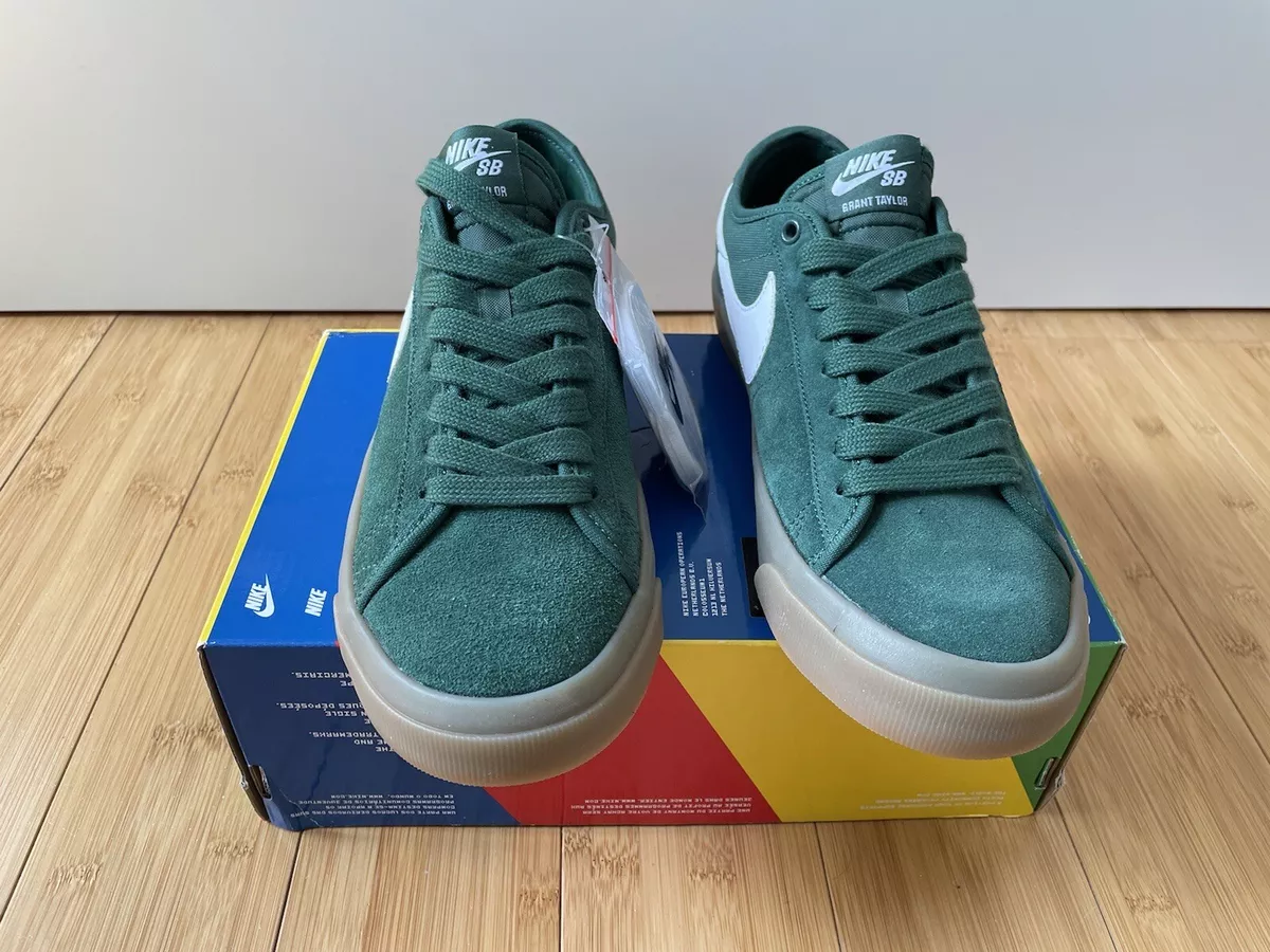 Nike SB Blazer Low Pro GT QS Green/Gum DC0603-300 SIZE 7.5 US Mens (Brand  New)