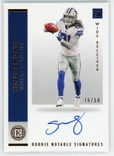 2021 Panini Encased Simi Fehoko Rookie Notable Signatures On Card Auto /50 WR