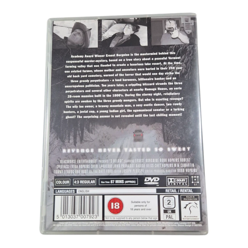 3 Below (2005) - DVD - Region 2 - Earnest Borgnine - Very Rare - Image 3 of 3