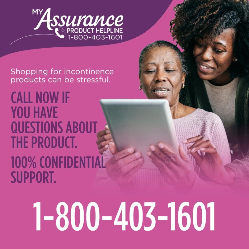 Assurance Women's Incontinence & Postpartum Underwear, Large,Overnight (16Count)