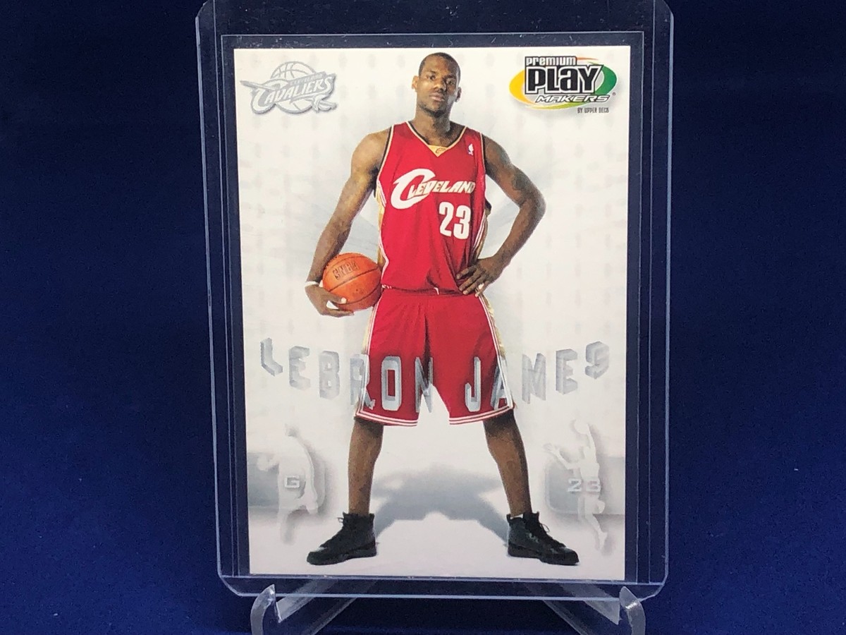 LEBRON JAMES 2003-04 UPPER DECK PREMIUM PLAY MAKERS RC