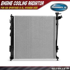 Engine Coolant Radiator for Kia Sportage III SL Hyundai ix35 1.7 2.0 2010-2015