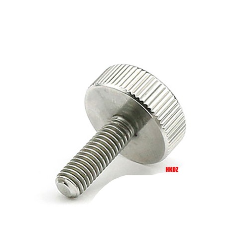 303 Stainless Steel Knurled Flat Head Thumb Screws M6x25/30/35mm Hand Screw Bolt - Picture 12 of 15