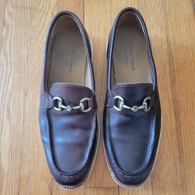 Cole Haan 8M Brown Leather Loafers Horsebit Dress Shoes Size 11.5 Men $_57.JPG?set_id=8800005007 main image 4