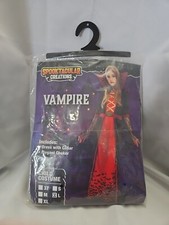 Royal Vampire Costume for Girls Deluxe Set Gothic Victorian Vampiress