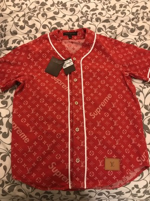 SUPREME x LOUIS VUITTON Monogram Red 