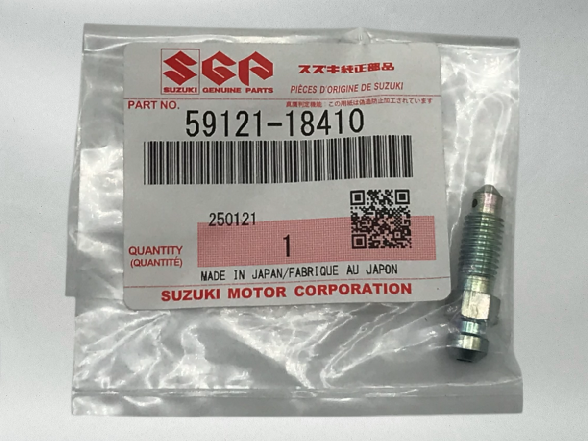 2️⃣ 通常 Suzuki OEM Brake fluid Bleeder Valve Screw 59121-18410 -(2000-25