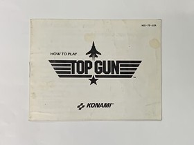 Top Gun for NES Nintendo Konami *Game and Manual*