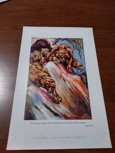 Set of Promotional Materials 2015 BACK to the STONE AGE Edgar Rice Burroughs - Picture 5 of 15