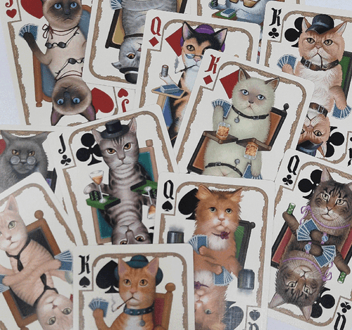 Bicycle Poker Cats Playing Cards (1000 Deck Club) - Picture 4 of 6