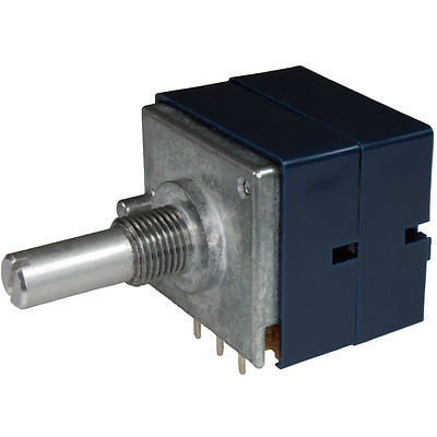 ALPS 100K Ohm Potentiometer logarithmisch Das Blaue A Kennlinie 100KAx2 RK27112 