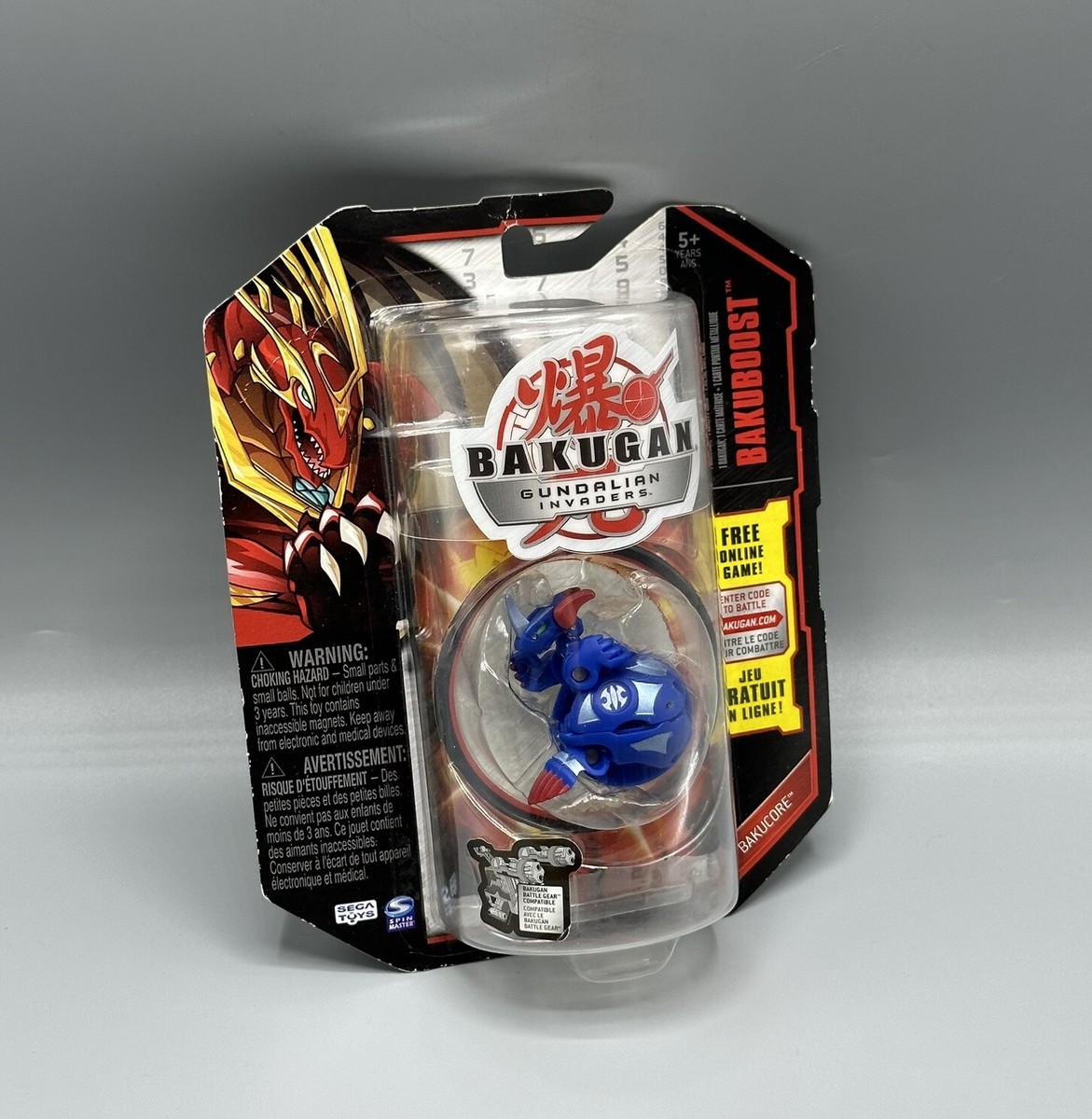 Bakugan Helix Dragonoid Blue Aquos Bakucore Gundalian Invaders