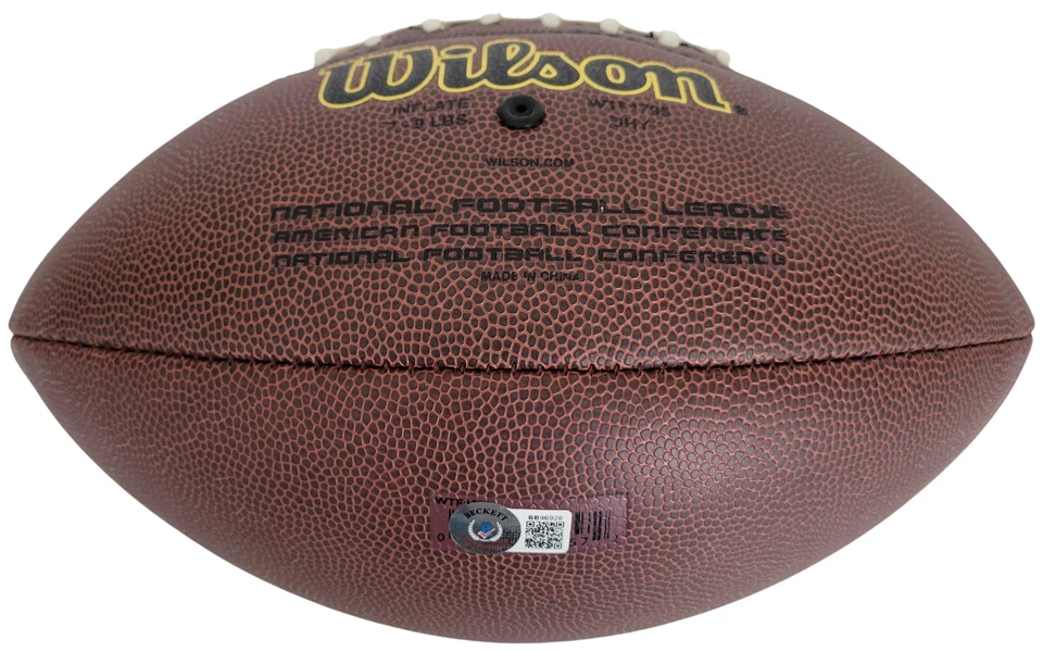 Willie Brown Signed Football Proof Beckett Oakland Raiders Grambling Autographed - Image 3 of 4