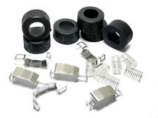 18pc BTO TYCO CURVEHUGGER HP2 HP3 HO Slot Car TUNE UP KIT Shoes Spings Tires USA