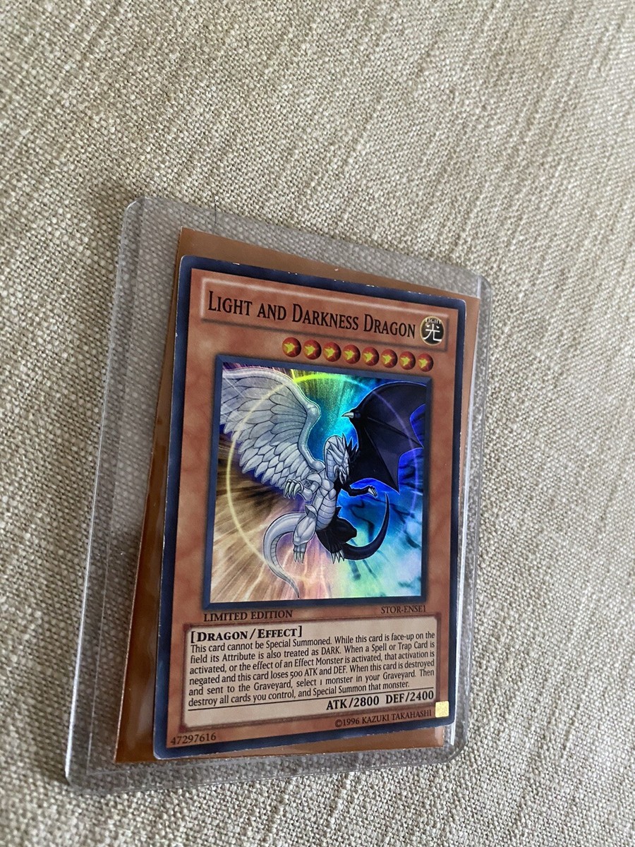 yugioh light and darkness dragon LIMITED EDITION SECRET RARE