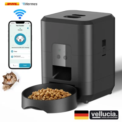 🐾 Smart Pet Feeder Katze & Hund WLAN App • Timer • Portionierer • 50–100g 🍽️ - Bild 1 von 4