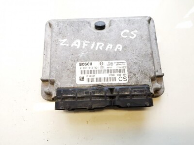 Opel Zafira 2001 ECU Engine Computer (Engine Control Unit) 0281010 #991674-77