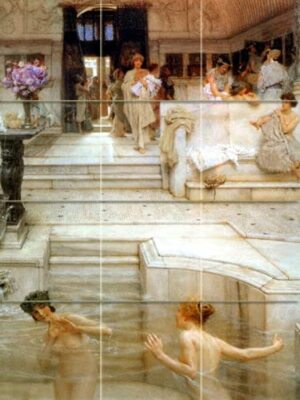 Tile Mural Alma-Tadema Sir Lawrence Bathroom Shower Backsplash Marble Ceramic