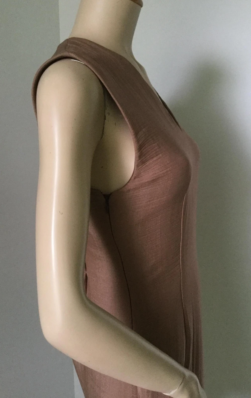 ACNE STUDIOS NUOVO abito cloqué asimmetrico contorto acne studio Sage (taglia 36 FR US 4) $1.250