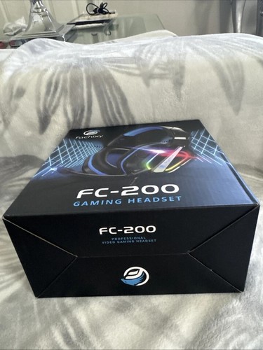 Fachixy FC200 PC Gaming Headset For PS4 PS5 Xbox One W/ Mic RGB Light 3.5mm Jack - Picture 8 of 9
