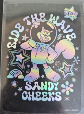 Spongebob Squarepants 25th Anniversary Collectible Card - Sandy (SLR Black)