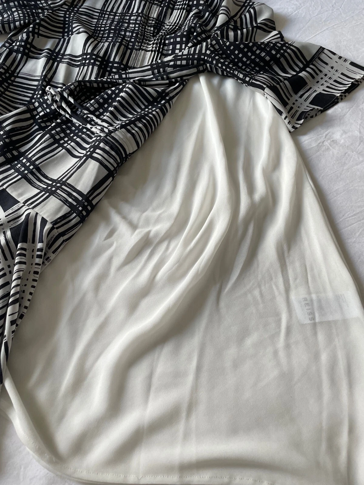 Abito da lavoro a scacchi Reiss nello stile di Alexander McQueen (taglia 8)