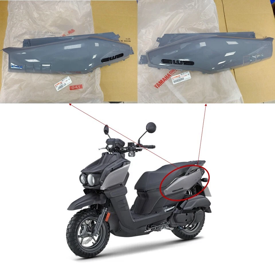 Fundas laterales originales para Yamaha Zuma 125 2022-2025 Foto 2 de 4