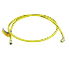 Yellow Jacket 27472 R-134A Hose, 72", Yellow, Str QC x 45° SealRight