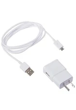 OEM Samsung AC Wall Charger Adapter With Micro USB Cable For Galaxy S2 S3 S4 NEW