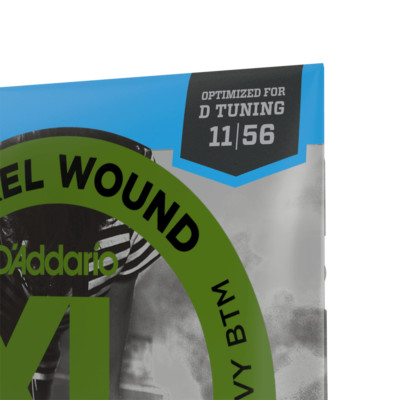 D'Addario EXL117 E-Gitarrensaiten - optimiert für Drop D Tuning, 11-56