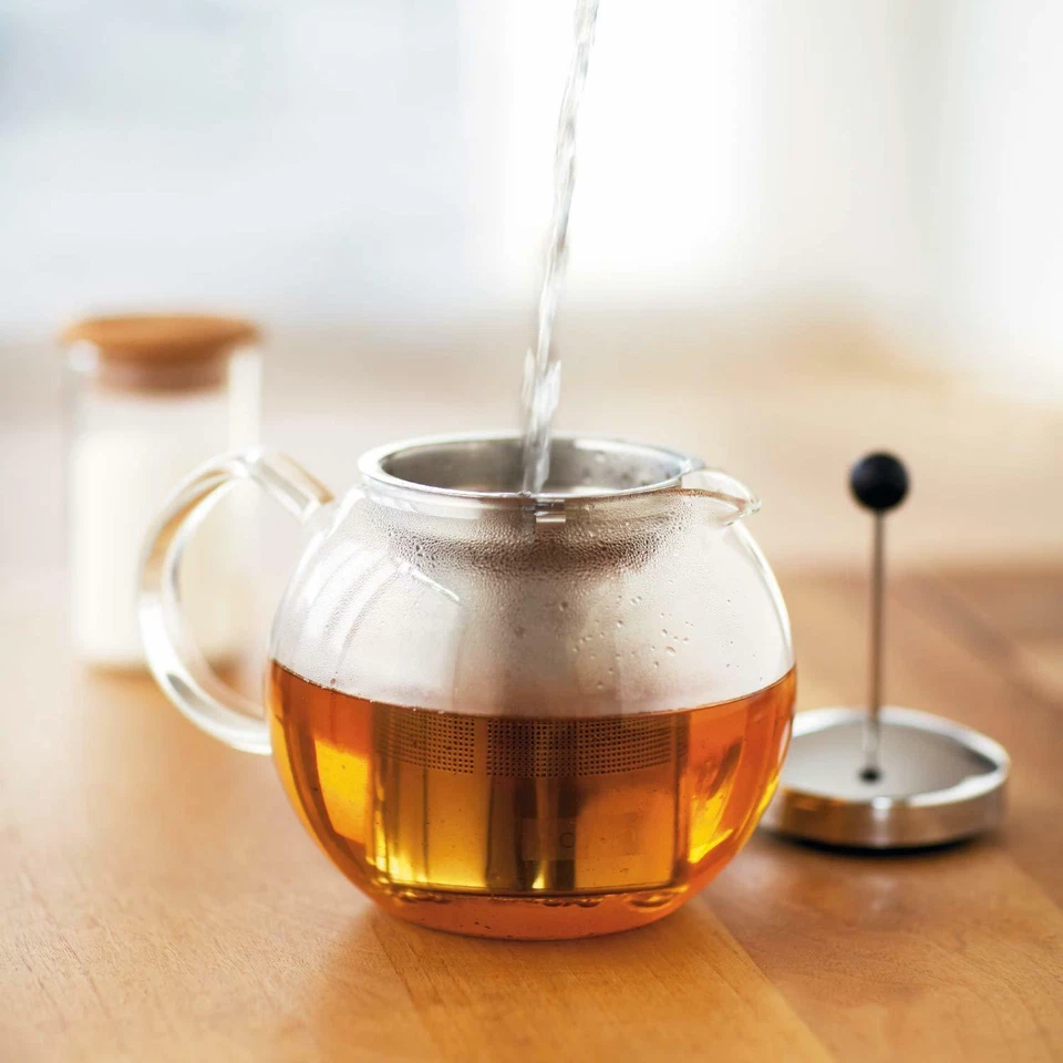 Bodum Assam Glass Tea Press with Stainless Steel Filter 17-Ounce 1807-16 - Image 4 of 4
