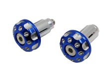 Lenkerenden Lenkergewichte blau Alu CNC-gefertigt, Top Qualität!