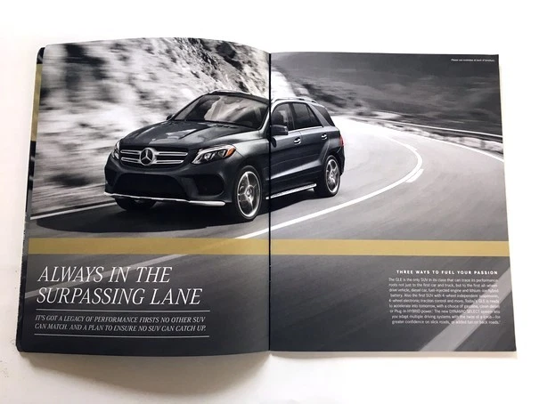 2016 Mercedes Benz GLE GLE350 GLE450 32-page Original Car Brochure Catalog AMG Foto 4 de 4