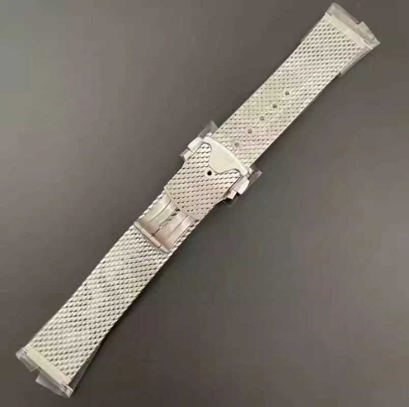 Adecuado para Omega Seahorse 300 Correa 007 Titanio Acero Malla Cinturón 20mm Foto 3 de 4