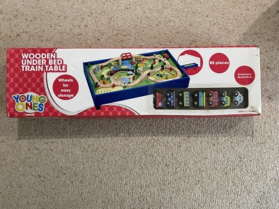 under bed train table