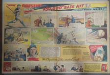Camel Cigarette Ad: Goose Goslin Detroit Tiger 1936 Full Page Size: 15 x 22 inch