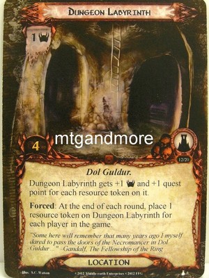 Lord of the Rings LCG  - 1x Dungeon Labyrinth  #006 - Escape from Dol Guldur