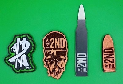 The 2nd Brand Patch Set Dack Round GITD Patriot XL 2nd $ RE Limited Sold Out 4pc