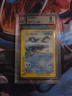 Pokemon TCG Blastoise Holo Rare 4/165 Expedition Base Set BGS Beckett PSA 8