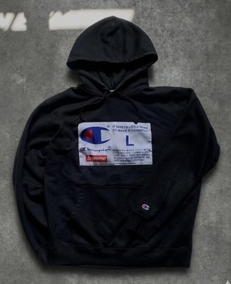 Supreme | Champions | Hoodie | Schwarz | Größe L