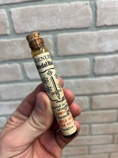 Vintagle Gold Medal Haarlem Oil Labeled Glass Medicine Bottle Tube Full Brooklyn