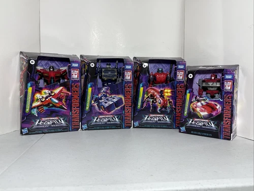 TRANSFORMERS LEGACY LOT OF 4 SOUNDWAVE STARSCREAM INFERNO KNOCK-OUT BRAND NEW