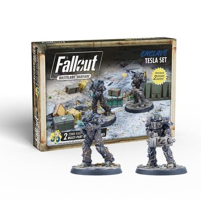 Modiphius: Fallout: Wasteland Warfare - Enclave: Tesla Set